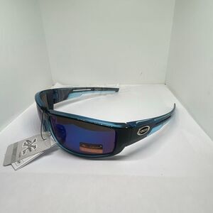 X-Loop Mirrored Wraparound Sport Sunglasses UV400 Protection Durable Streetwear